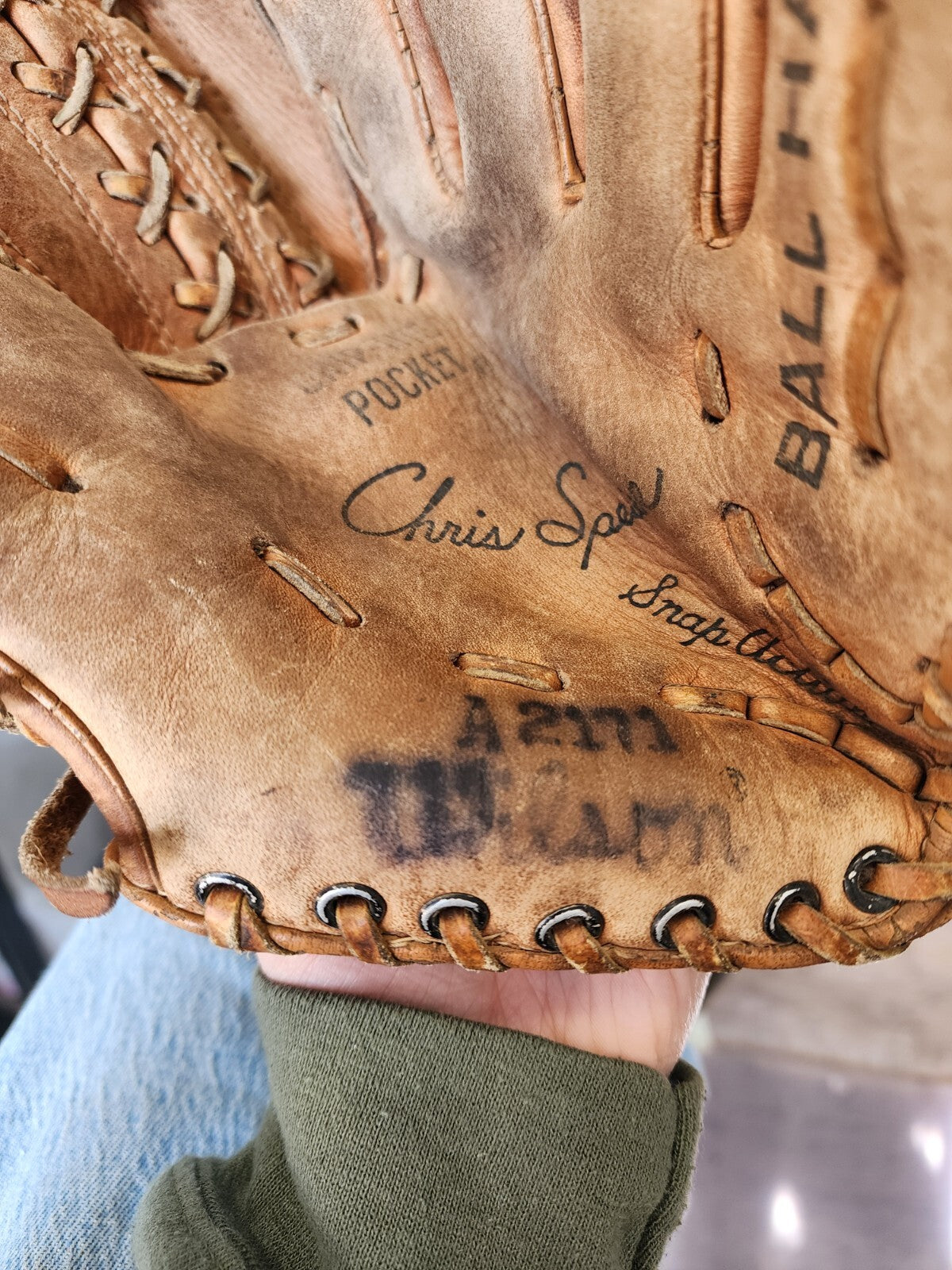 WILSON A2171 RHT Chris Speier Baseball Softball Glove Japan Pro Model