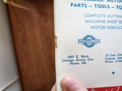 Vtg Automotive "Want Book" Sealed Power Piston Rings