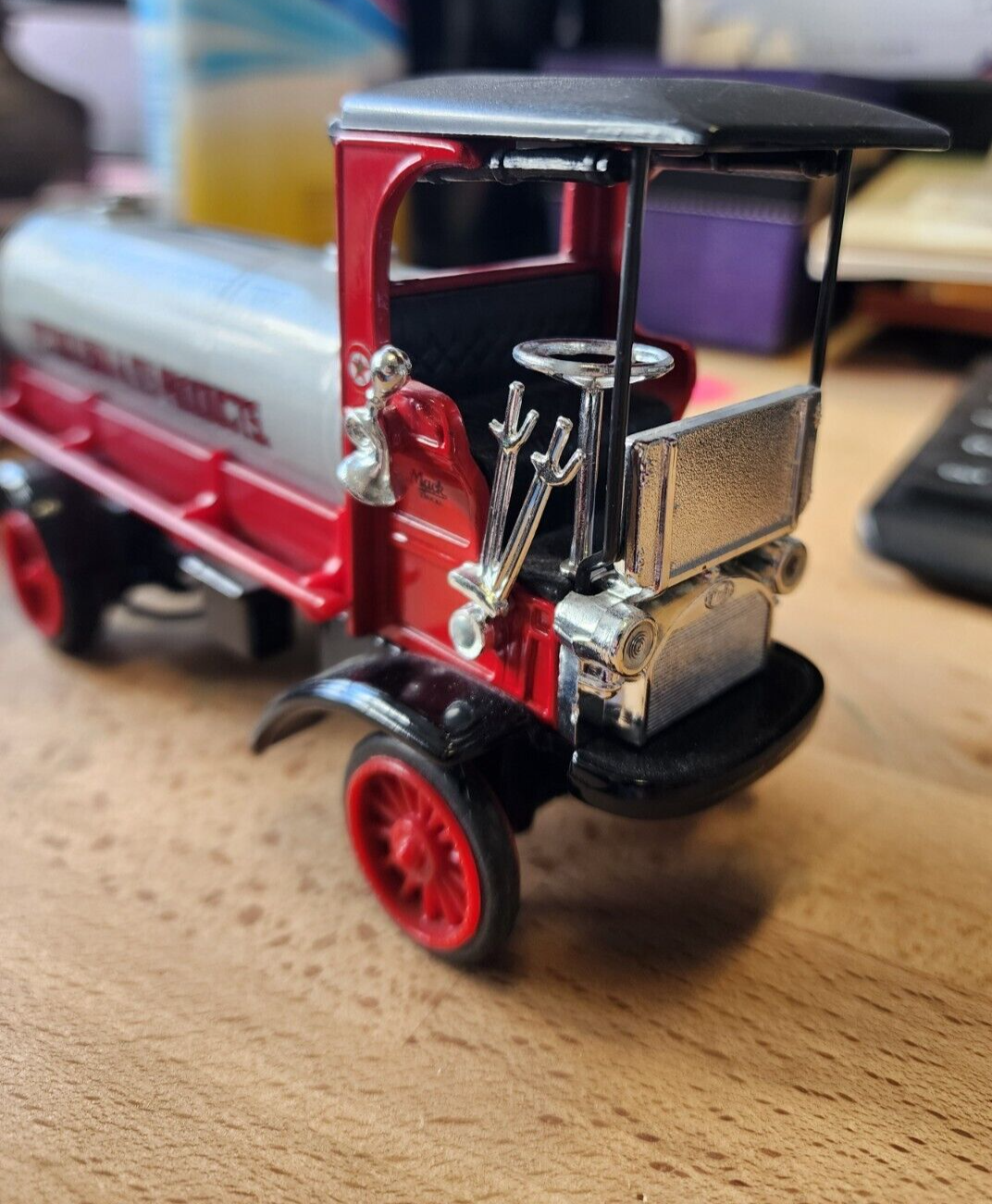 Vtg 1910 Mack Senior Petroleum Diecast The Texas Company Texaco Bank
