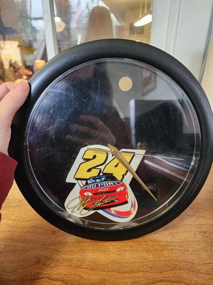 Jeff Gordon #24 Nascar Racing Clock