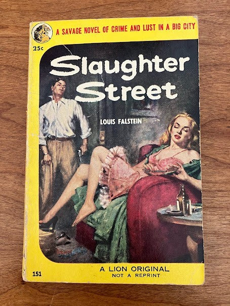 Vtg Paperback - Slaughter Street by Louis Falstein
