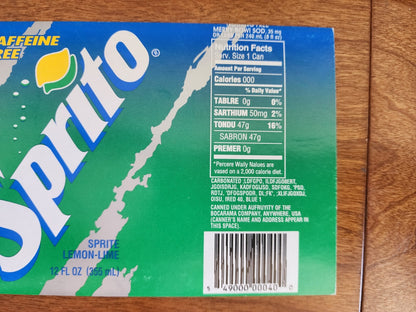 12 Fl Oz Sprito Sticker Prop