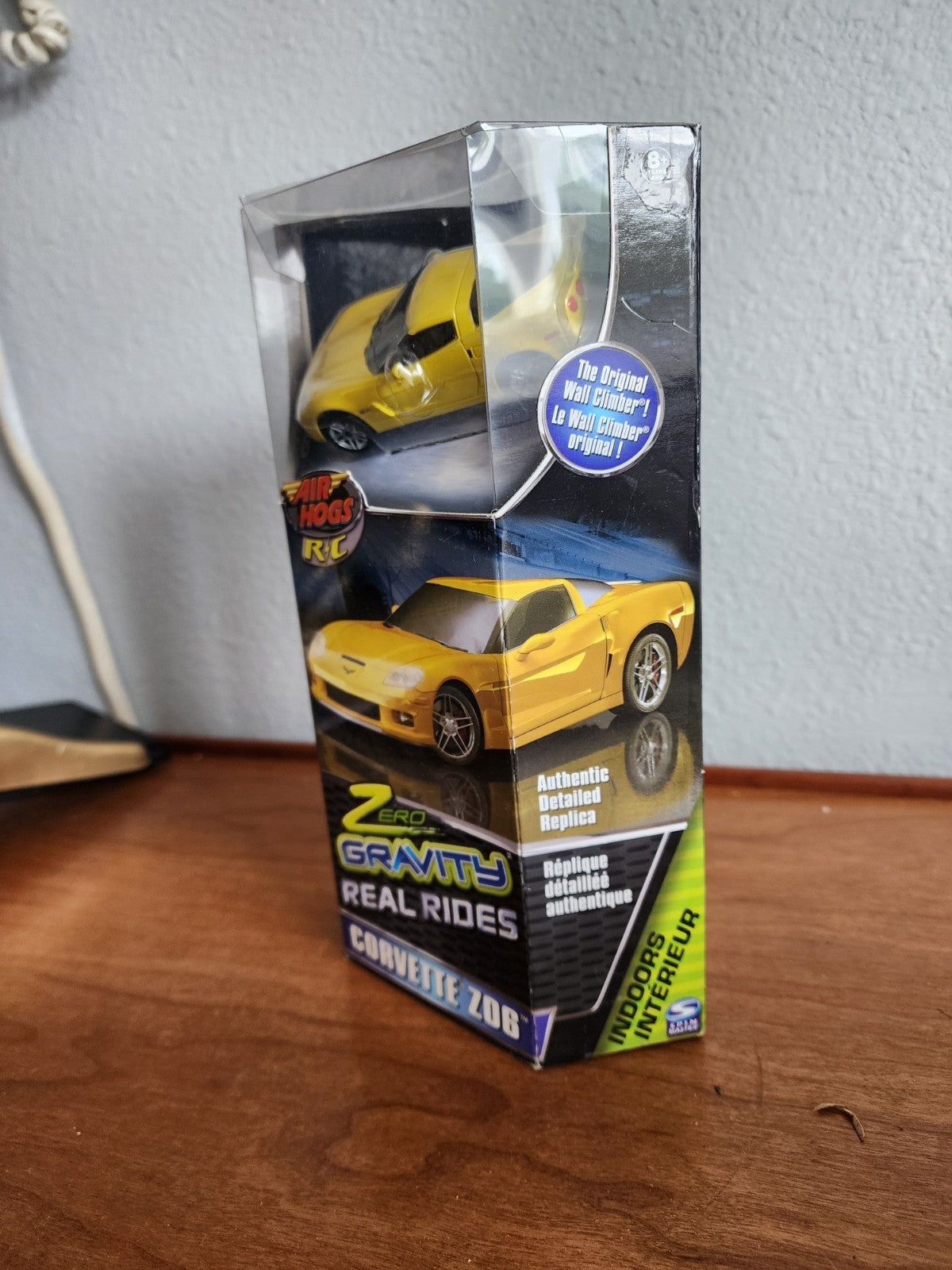 Air Hogs Yellow RC Zero Gravity Real Rides Corvette Z06