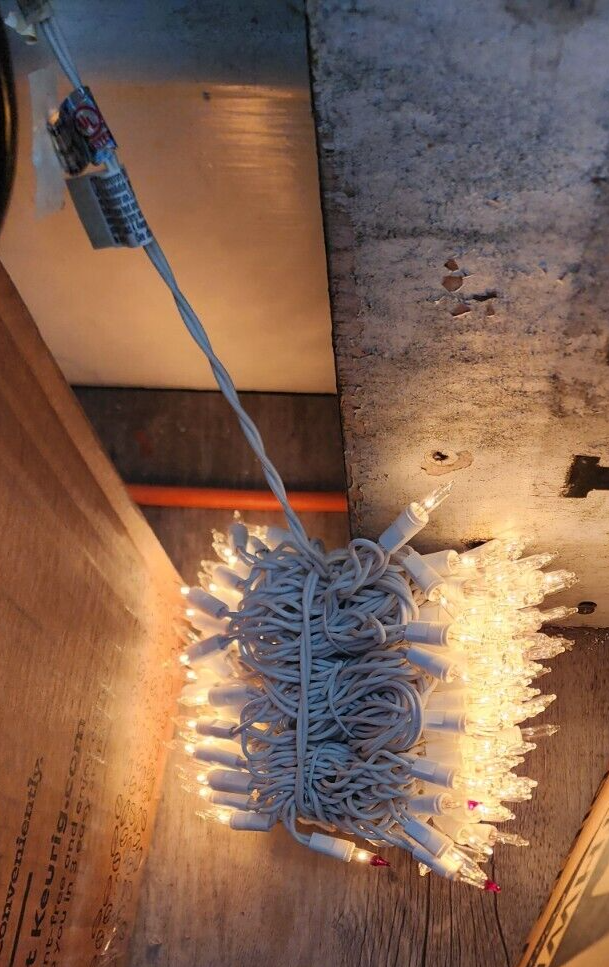 Holiday Time Twinkling Icicle Style Clear Light Set, 150ct Indoor Outdoor