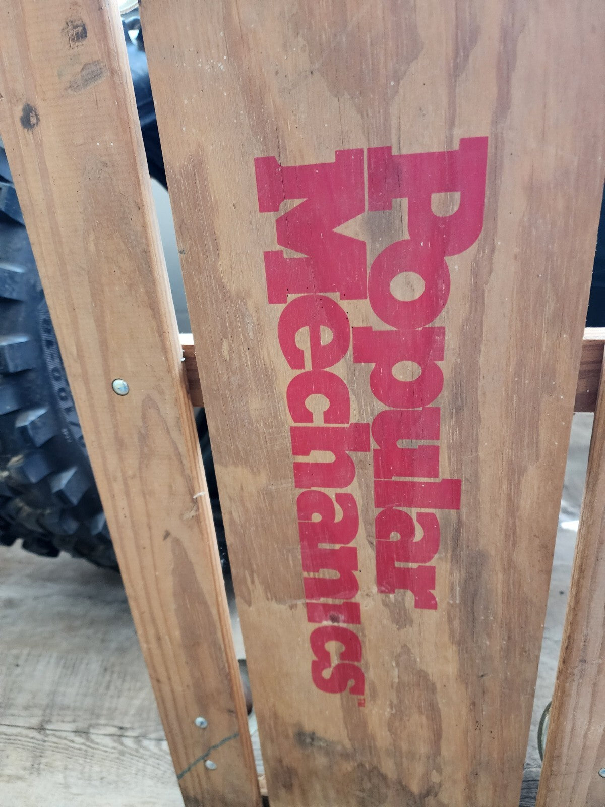 Vtg Popular Mechanics rolling creeper