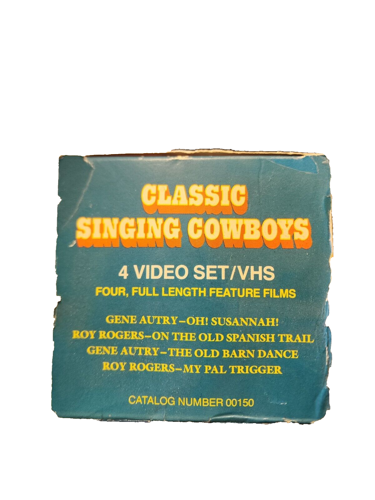 VTG CLASSIC SINGING COWBOYS 4 VIDEO VHS DIAMOND DEC