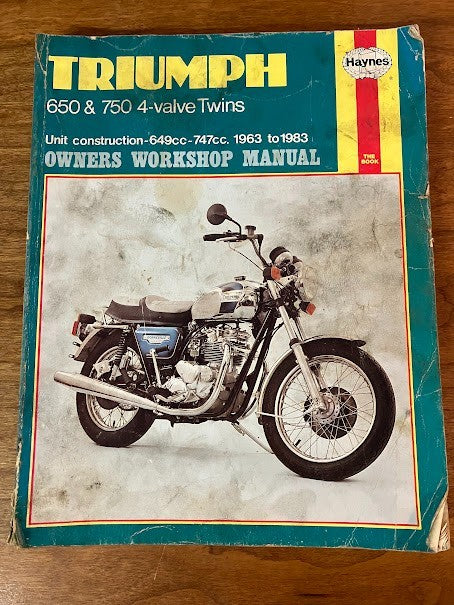 Triumph - 650 & 750 2-Valve Unit Twins 1963-1983 - Owners Workshop Manual