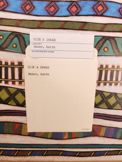 Hide and Snake by Baker, Keith - GOOD