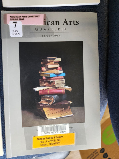 Lot of 4 American Arts Quarterly Back Seasonal Issues 2009