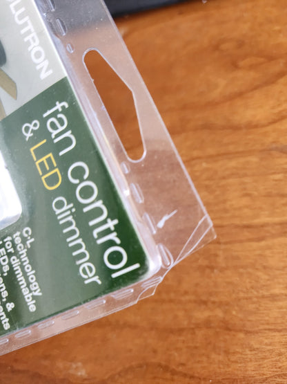 NEW Lutron Fan Control and Light Dimmer White MACL-LFQH-WH 75W