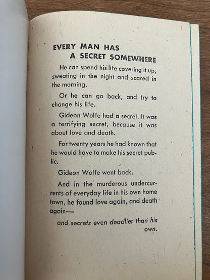 Vtg Paperback - Peter Hardin: THE HIDDEN GRAVE