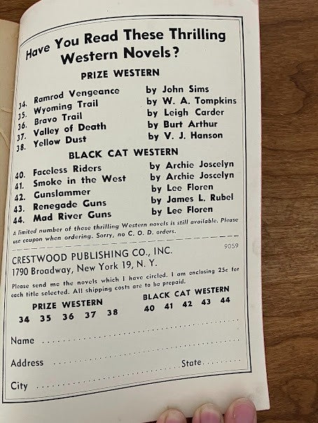 Outcast Law by Archie Joscelyn