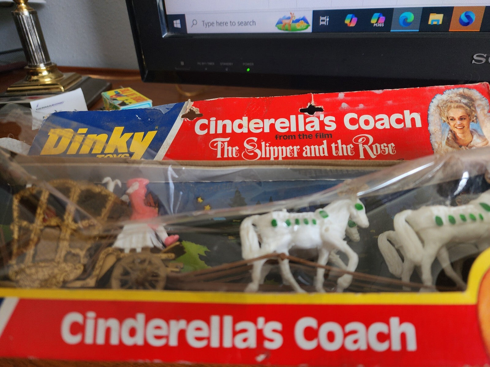 Boxed Dinky Toys Cinderella’s Coach, From - The Slipper And The Rose No. 111