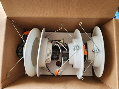 Commercial Electric 4 Pack - 5 & 6 in LED Color Changing Recessed Trim