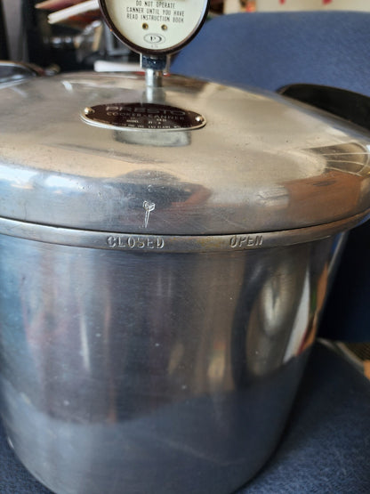 Vintage Maid Of Honor 21 Qt Pressure Cooker/Canner Model 21 B Plus ACCESSORIES