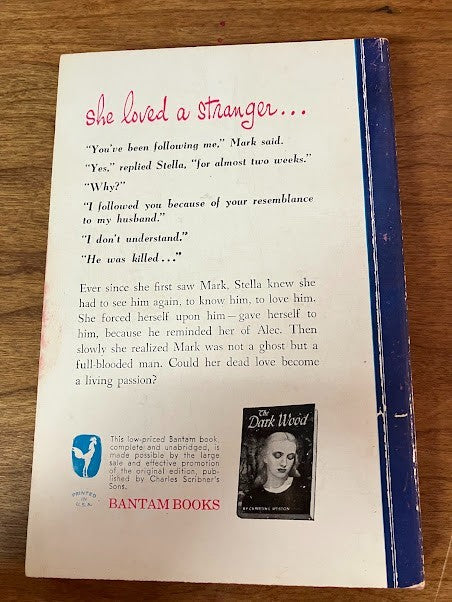 Vtg Paperback - THE DARK WOOD by Christine Weston