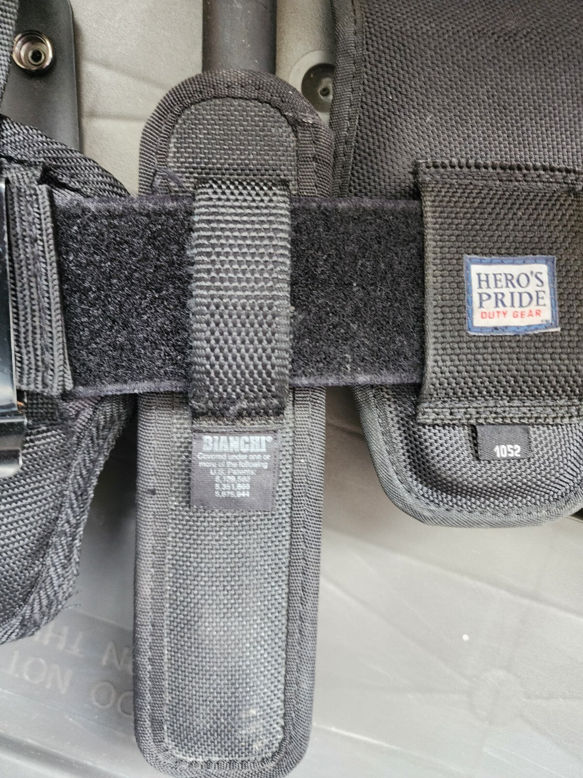 Different Brands of Police Belt and Accesories