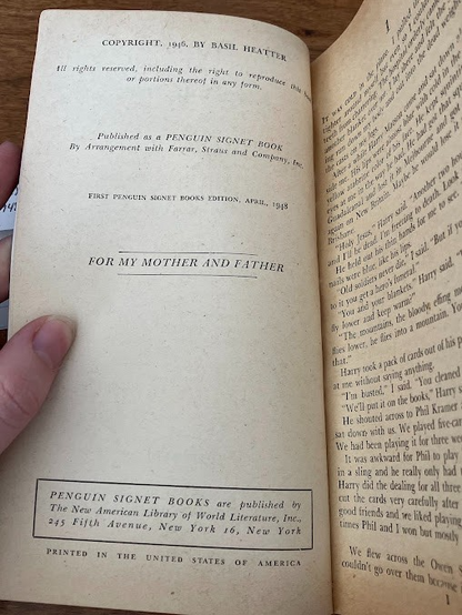 Vtg Paperback - The DIM VIEW by Basil Heatter