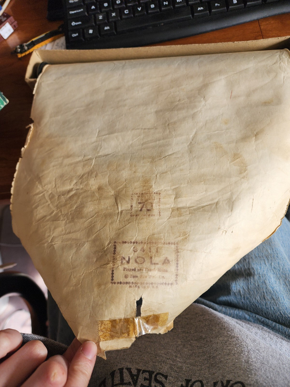 QRS Piano Roll World Roll #3411 NOLA - Frank Milne