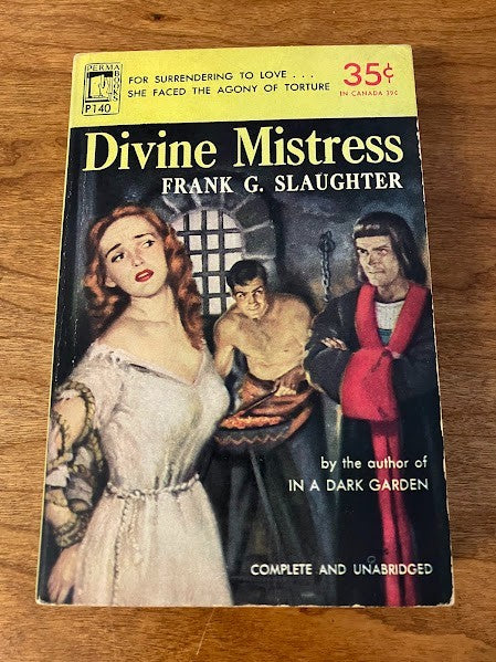 Vtg Paperback - Divine Mistress by Frank G Slaughter