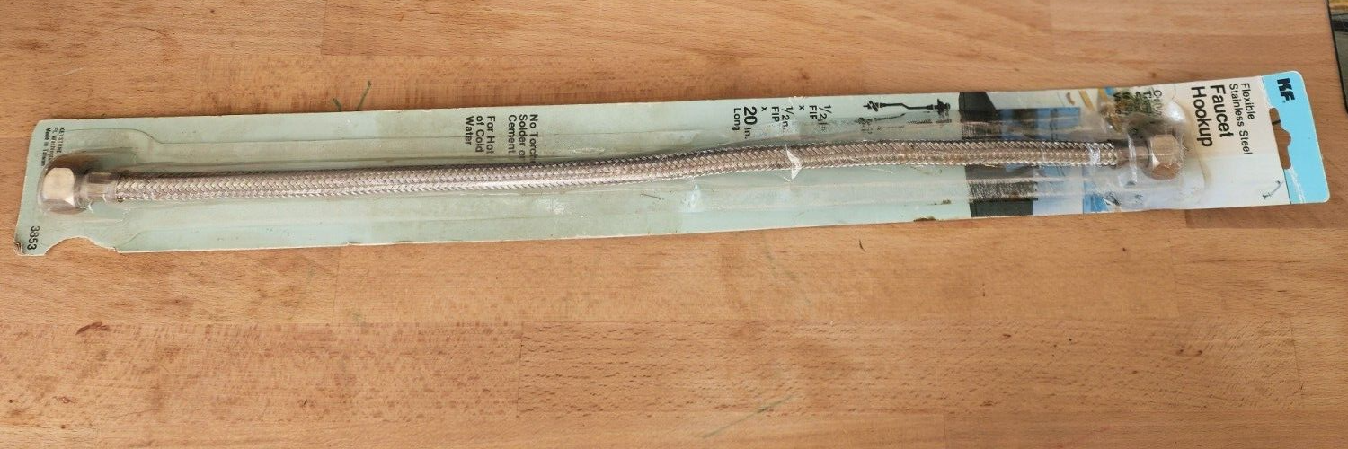 Flexible Stainless Steel Faucet Hookup