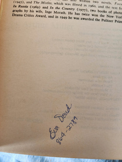 Death of a Salesman by Arthur Miller 1979 vtg Paperback Book - acceptable