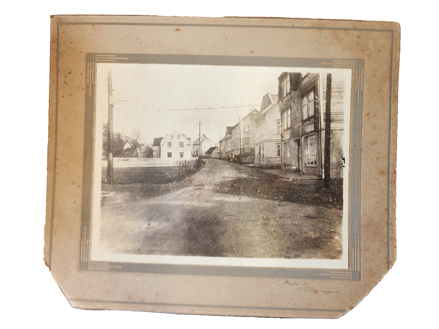 Vintage Cardboard Photo by N.S Orninguard