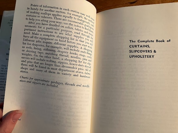 The Complete Book of Curtains, Slipcovers and Upholstery