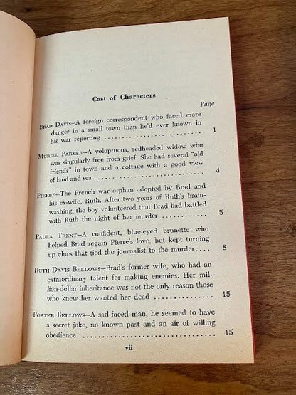Vtg Paperback - Death in the Wind Mystery - Edwin Lanham