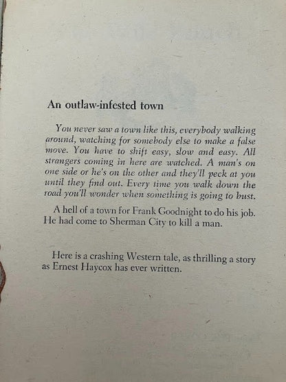 Vintage Paperbacks - Ernest Haycox - A Bantam Book - Lot Of 3