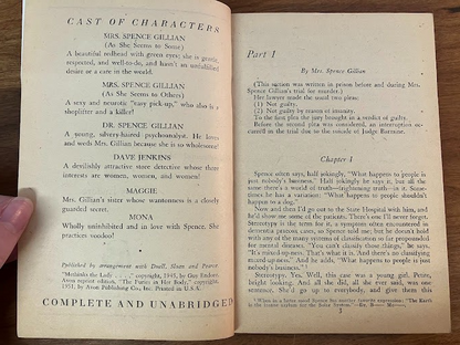 Vtg Paperback - The Furies in Her Body by Guy Endore