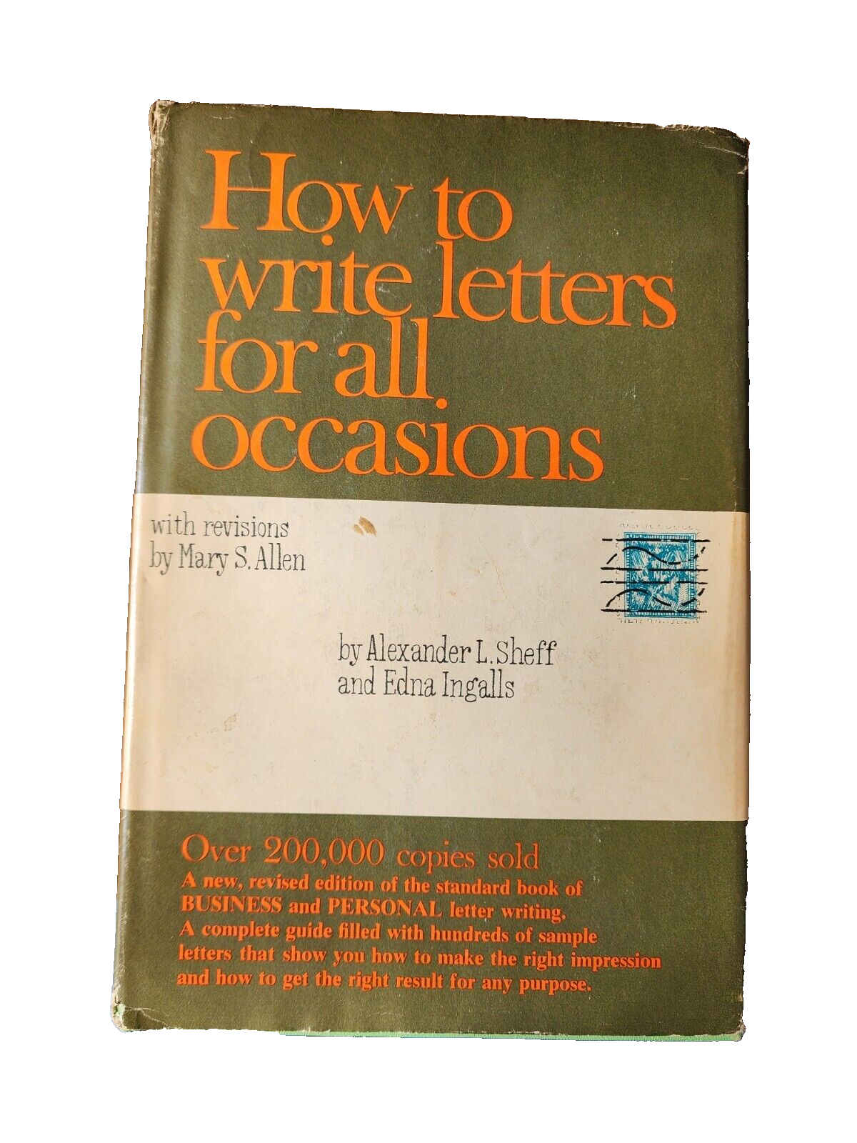 How To Write Letters For All Occasions, By Alexander L. Sheff - Good