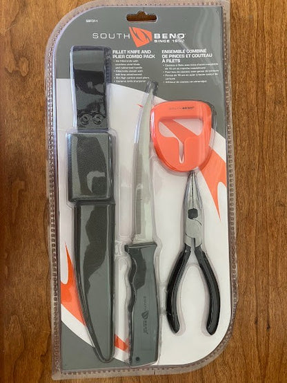 South Bend - Filet Knife And Pliers Combo Pack - New Opened Package