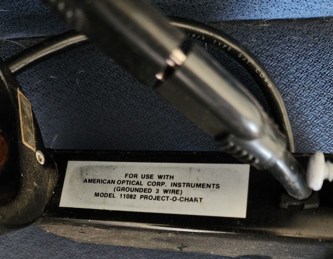 American Optical 11082 Project-O-Chart NOT TESTED