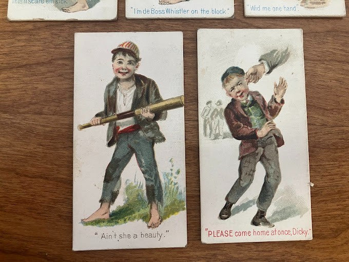 Duke's Cigarette Cards: On the Town - lot of 5