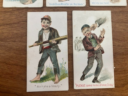 Duke's Cigarette Cards: On the Town - lot of 5
