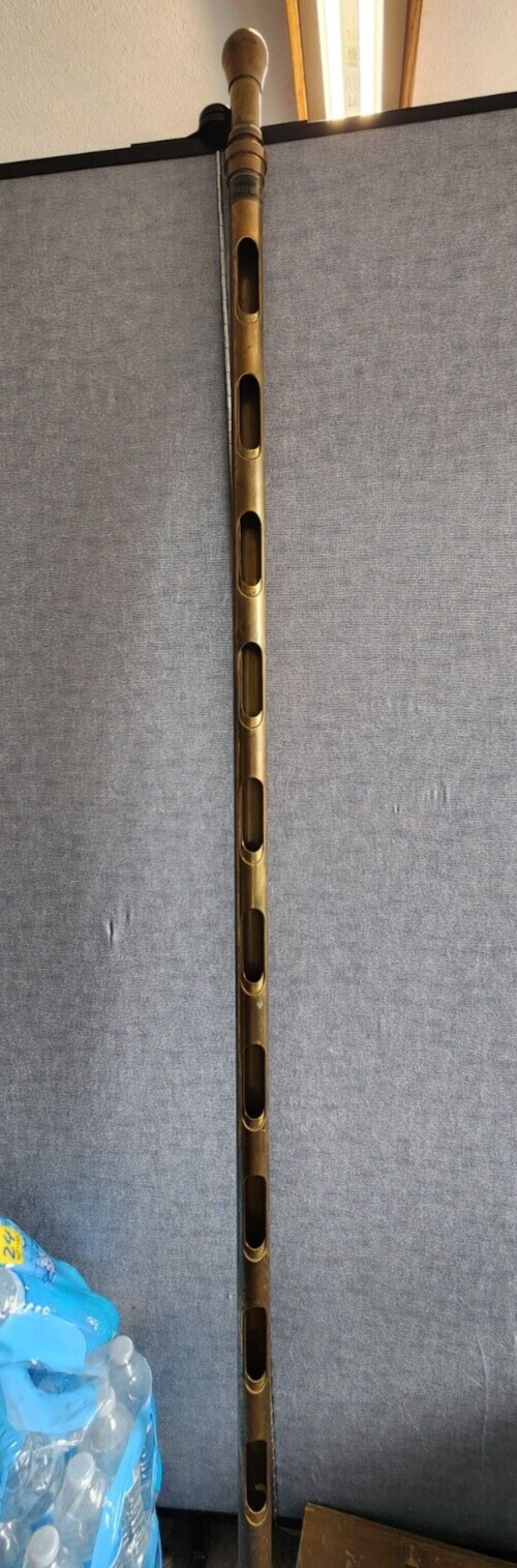 Vintage Grain Burro Brass Spiral Probe 6ft/72” SEEDBURO QUALITY 12 Hole Sampler