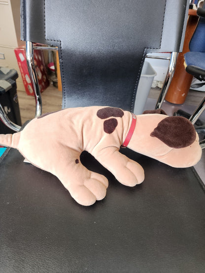 Pound Puppies Dog Plush Stuffed Animal With Name Tag Tan Brown Spot 17” Hasbro