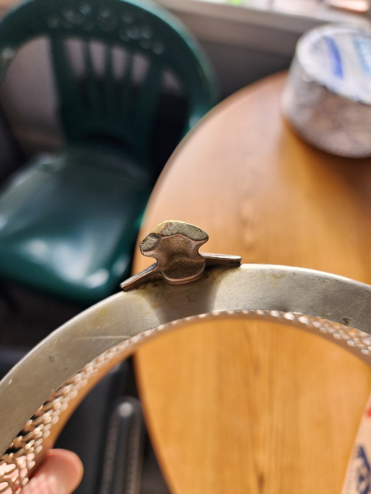 Replacement Metal Stand for vtg Small Round Oven Crock Pot 7"