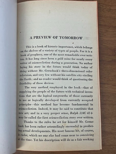 Vintage Paperback - RALPH 124C 41+ Hugo Gernsback