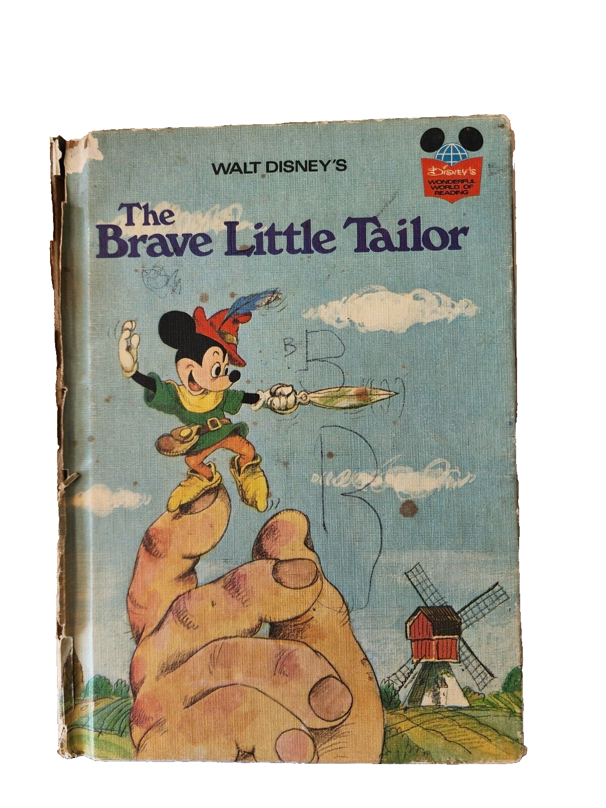 Vintage 1974 Walt Disney's The Brave Little Tailor Hardcover Disney Book Club
