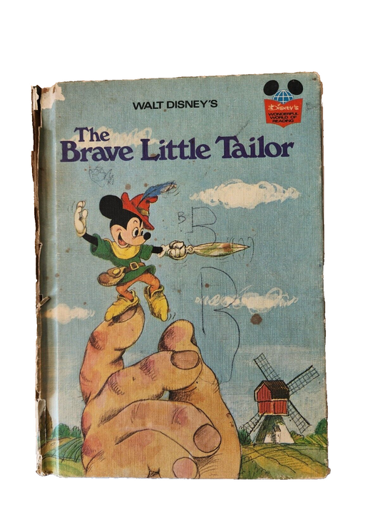 Vintage 1974 Walt Disney's The Brave Little Tailor Hardcover Disney Book Club