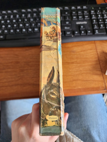 Vtg Harcover Book - Wagon Train by Troy Nesbit 1959~Authorized TV Edition