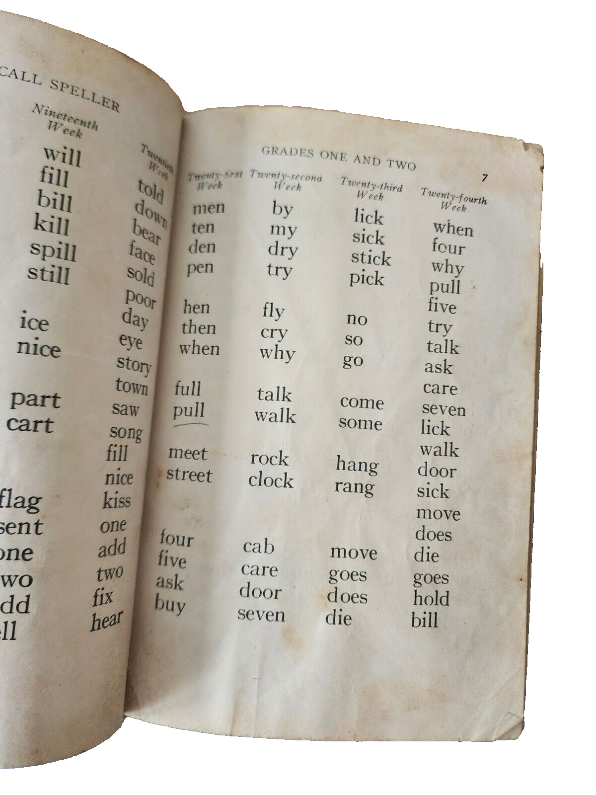 Vtg The McCall Speller Book Two 1925 Laidlaw Brothers Spelling Hardcover