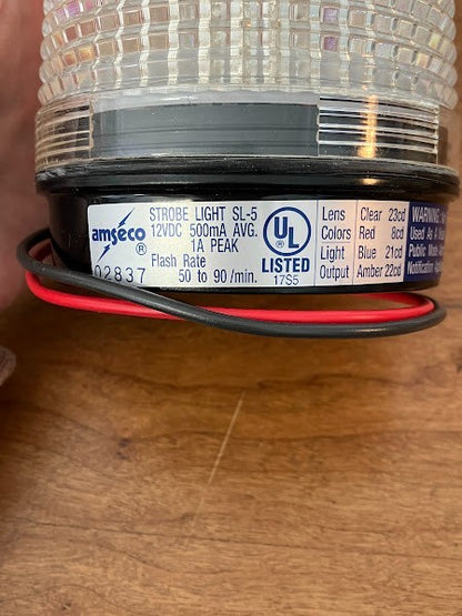 Strobe Light: AMSECO SL-5 RED