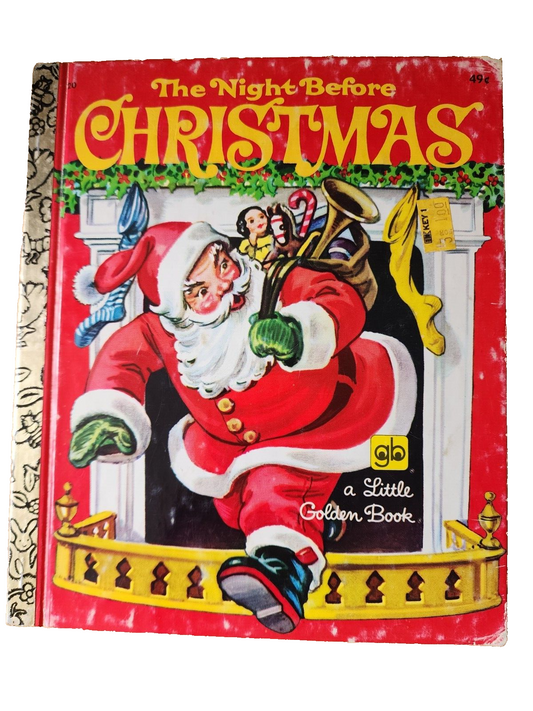 A Little Golden Book The Night Before Christmas 1979 35th Printing