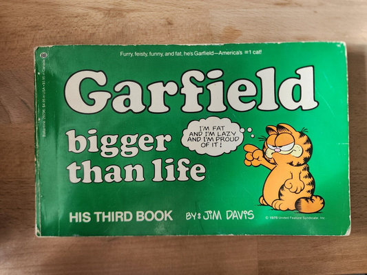 Garfield Bigger Than Life: His Third Book - Paperback By Davis, jim