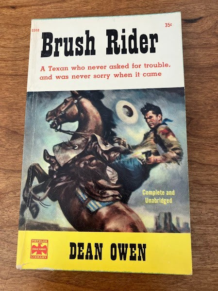 Popular Library - BRUSH RIDER by DEAN OWEN