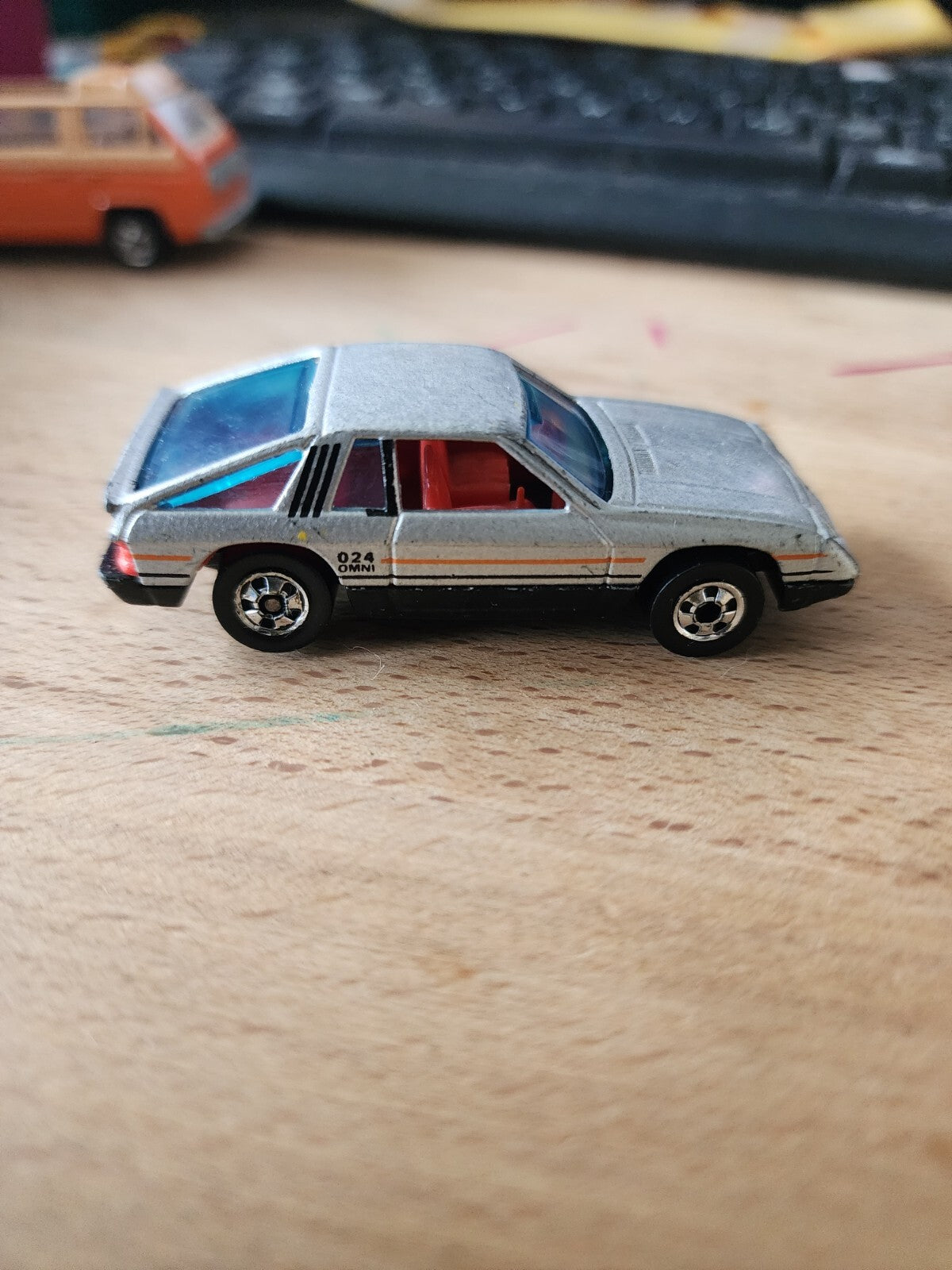 Vtg1980 Hot Wheels Dodge Omni O24 Car -  Silver