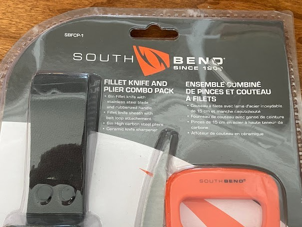South Bend - Filet Knife And Pliers Combo Pack - New Opened Package